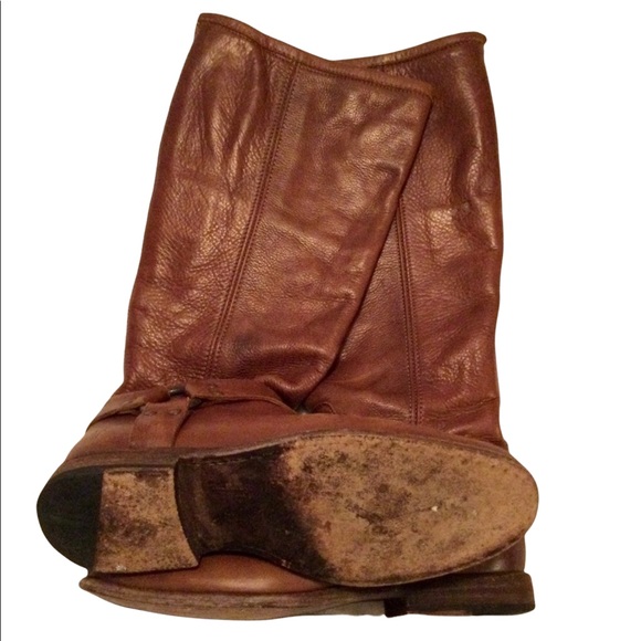 FRYE ALL LEATHER BOOTS. EUC - Picture 3 of 4